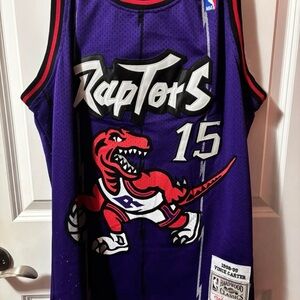 NBA Hardwood Classics (1998-99) Toronto Raptors Jersey - Vince Carter #15